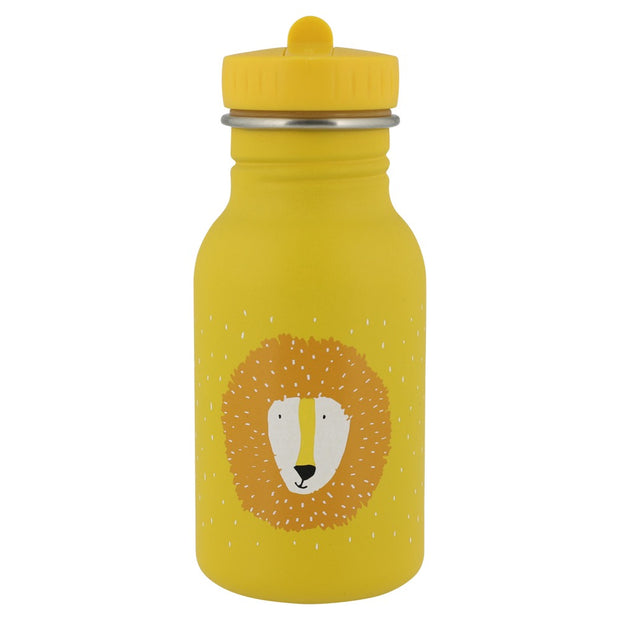 Trixie Drinkfles Mr Lion 350 ml in geel met vrolijk leeuw ontwerp voor kinderen