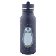 Trixie Drinkfles Mr Penguin 500 ml blauwe fles met schattige pinguïn design veilig BPA-vrij