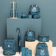 Drinkfles Mr. Triceratops - 500 ml in blauw met dino design voor kinderen