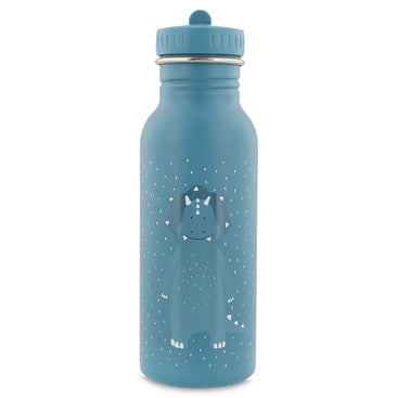 Trixie Drinkfles Mr. Triceratops 500 ml blauw roestvrij staal met dinosaurusdesign