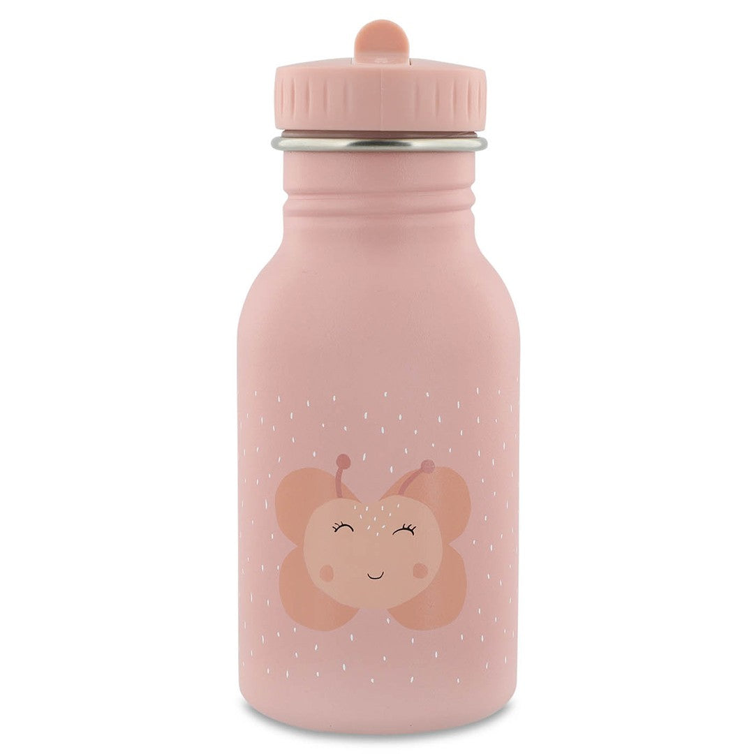 Trixie Drinkfles Mrs Butterfly 350 ml lichtroze kinderfles met vrolijk vlinderdesign