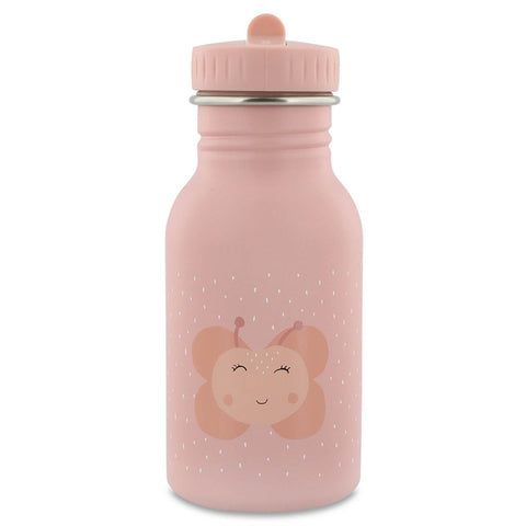 Trixie Drinkfles Mrs Butterfly 350 ml lichtroze kinderfles met vrolijk vlinderdesign