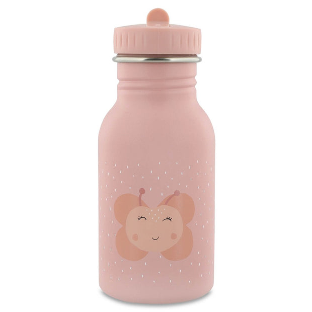 Trixie Drinkfles Mrs Butterfly 350 ml lichtroze kinderfles met vrolijk vlinderdesign