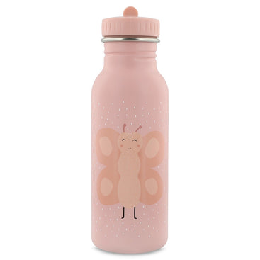 Trixie Drinkfles Mrs Butterfly 500 ml roze roestvrij staal met vlinderprint