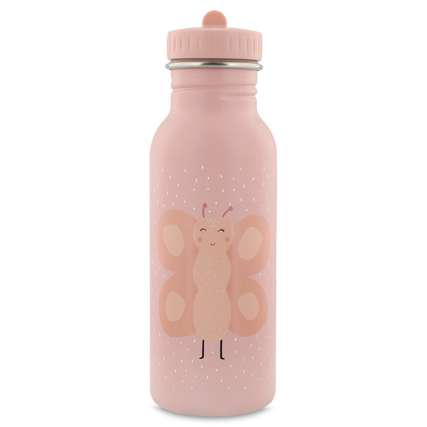 Trixie Drinkfles Mrs Butterfly 500 ml roze roestvrij staal met vlinderprint