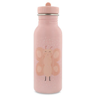 Trixie Drinkfles Mrs Butterfly 500 ml roze roestvrij staal met vlinderprint