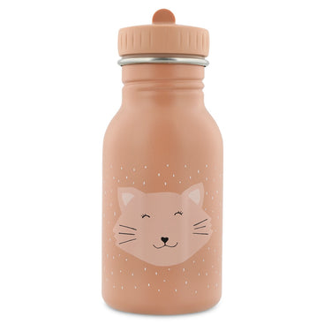 Trixie Drinkfles Mrs Cat 350 ml met vrolijk kattendesign en lekvrij BPA-vrij materiaal