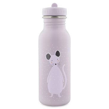 Trixie Drinkfles Mrs Mouse 500 ml met vrolijk muis ontwerp, lekvrij en BPA-vrij voor kinderen.