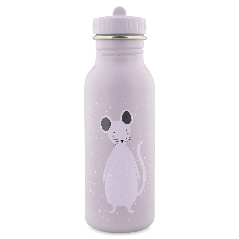 Trixie Drinkfles Mrs Mouse 500 ml met vrolijk muis ontwerp, lekvrij en BPA-vrij voor kinderen.