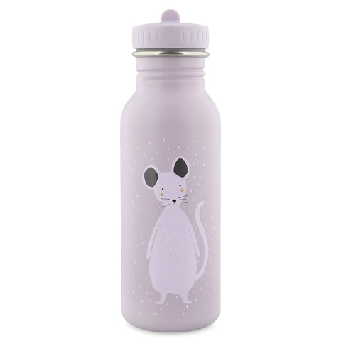 Trixie Drinkfles Mrs Mouse 500 ml met vrolijk muis ontwerp, lekvrij en BPA-vrij voor kinderen.