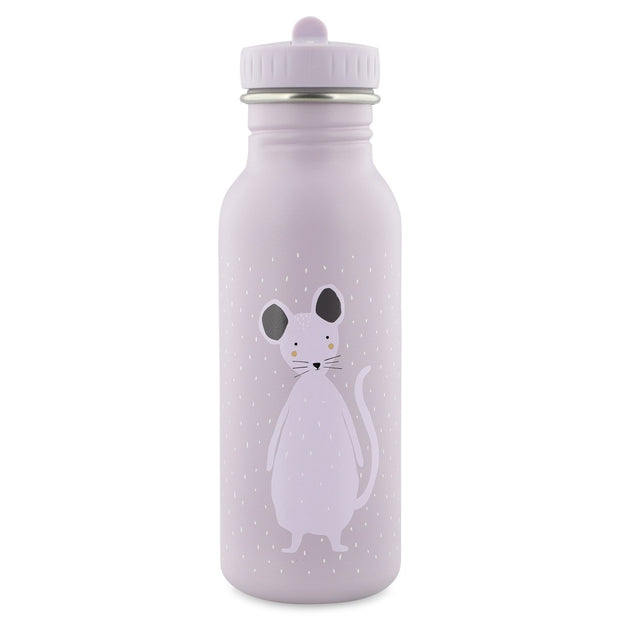 Trixie Drinkfles Mrs Mouse 500 ml met vrolijk muis ontwerp, lekvrij en BPA-vrij voor kinderen.