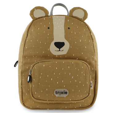 Trixie Schooltas Mr Bear rugzak van gerecycled katoen met speels berendesign voor kinderen