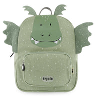 Trixie Schooltas Mr Dragon kinderrugzak met draakontwerp van gerecycled katoen duurzaam en comfortabel
