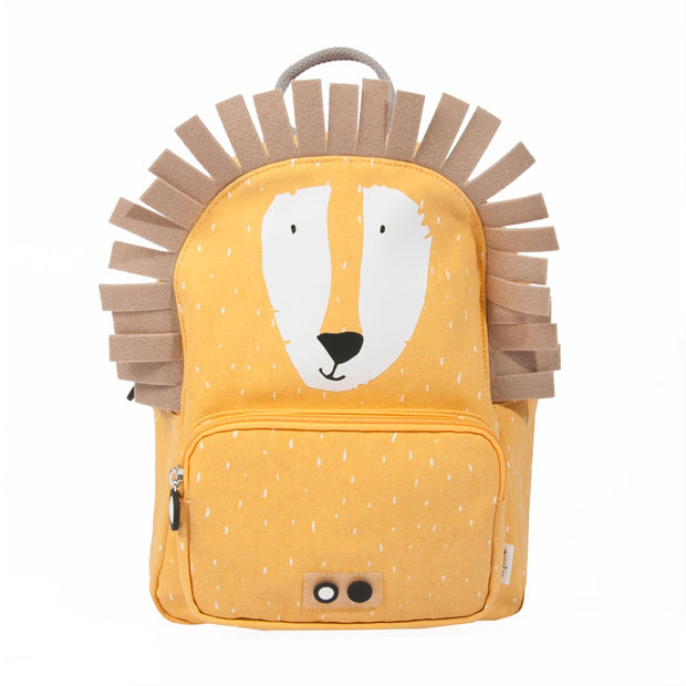 Trixie Schooltas Mr Lion vrolijke rugzak voor kinderen met leeuwendesign en ritssluiting