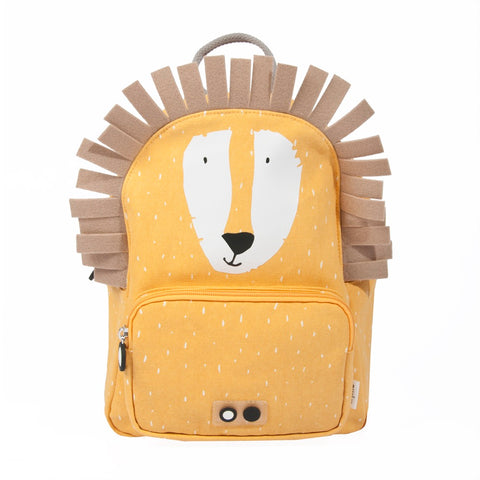 Trixie Schooltas Mr Lion vrolijke rugzak voor kinderen met leeuwendesign en ritssluiting