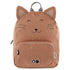 Trixie Schooltas Mrs Cat in warmbruine kleur met kattengezicht en oren voor kinderen