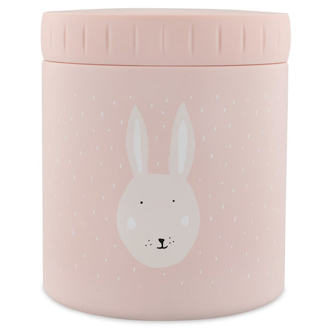 Trixie Thermos lunchpot 500ml Mrs. Rabbit roze lunchpot met konijnenontwerp