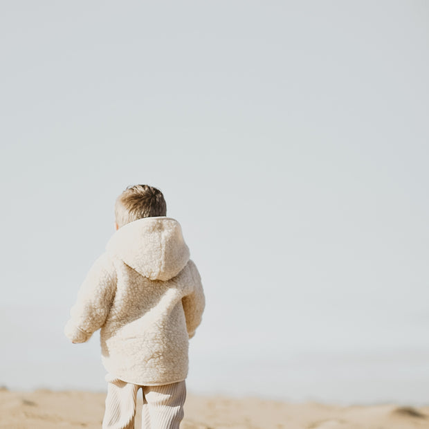 Merino wollen kinderjas - Beige