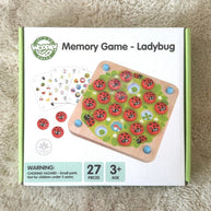 Wooden Educational Memory Puzzle Ladybugs