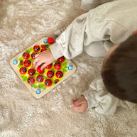 Wooden Educational Memory Puzzle Ladybugs