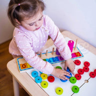 Puzzle For Learning Colors And To Count