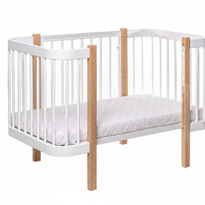 Baby Crib ELIN - Natural/White