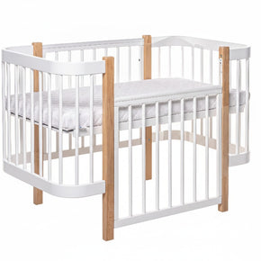 Baby Crib ELIN - Natural/White