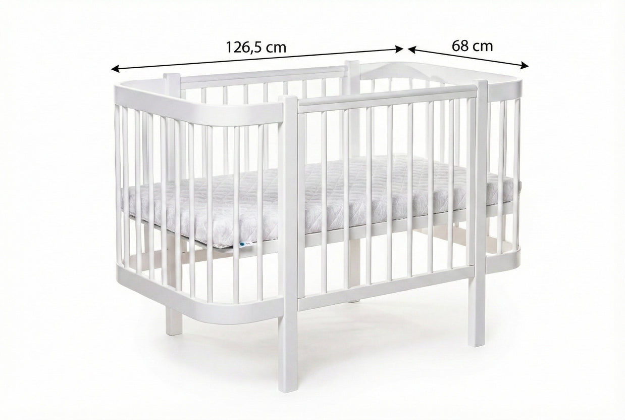 Baby Crib ELIN - White