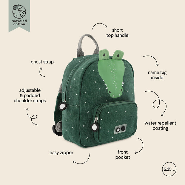 Trixie Schooltas Mr. Crocodile