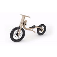 Houten loopfiets - 3in1