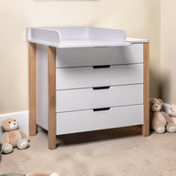 Changing Dresser ELIN - Natural/White