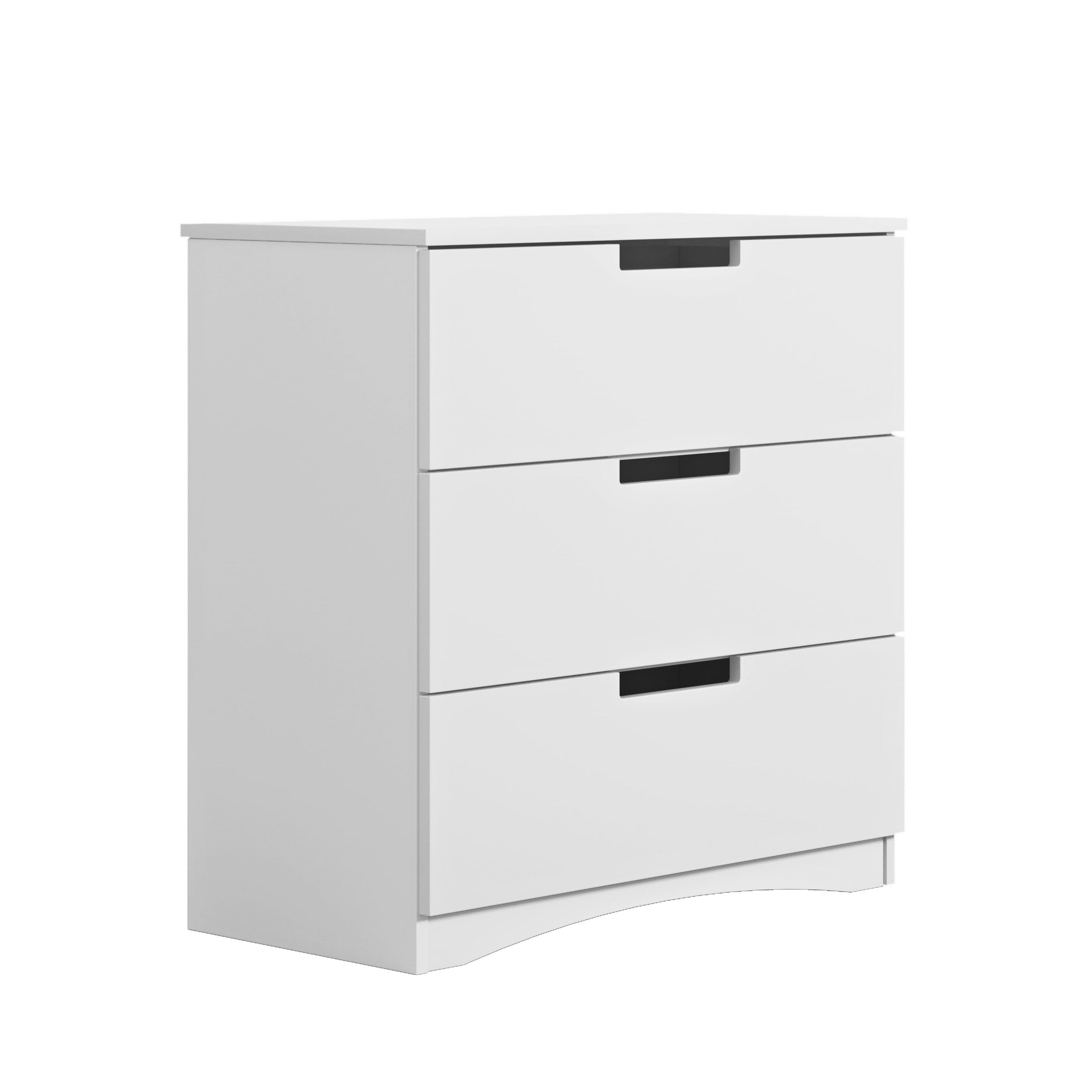 Kocot Kids Ladekast Classic wit met drie ruime laden en tijdloos design voor kinderkamer