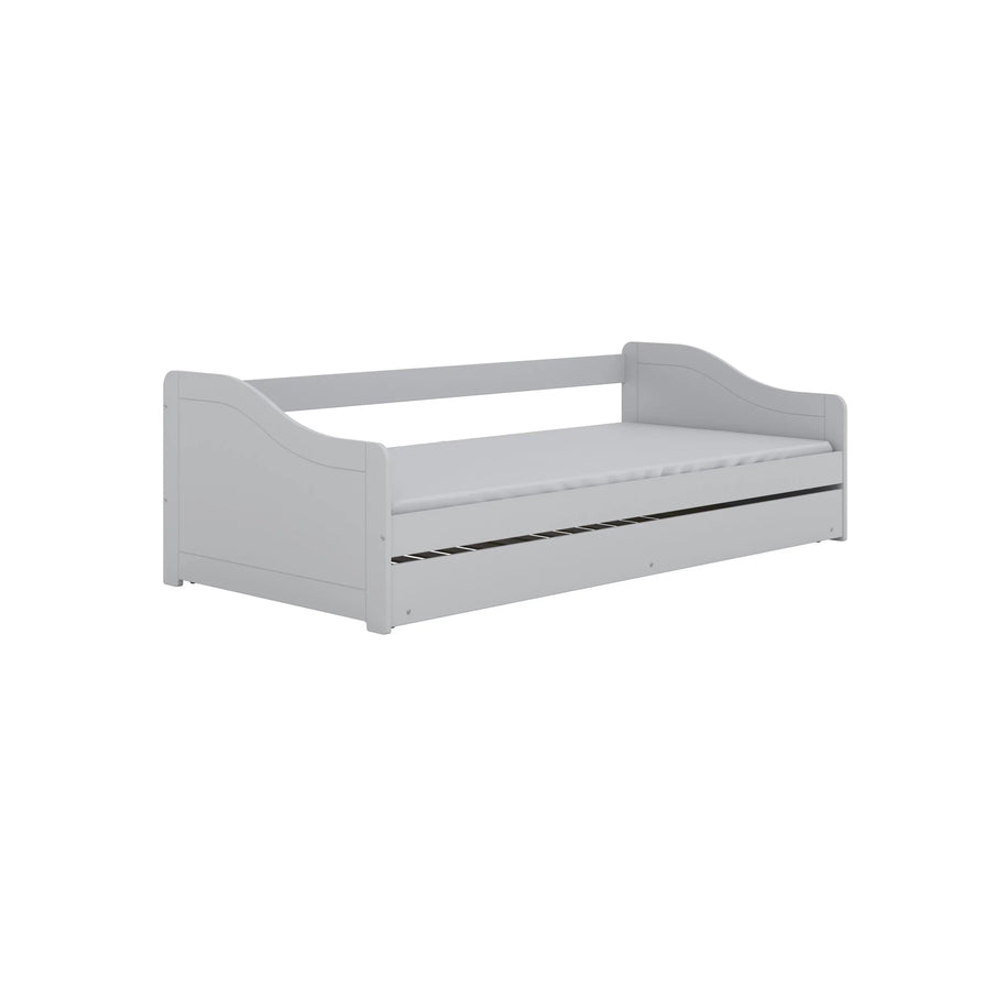 Kocot Kids Junior Bed Blanka wit kinderbed met opberglade en strak design