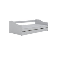 Kocot Kids Junior Bed Blanka wit kinderbed met opberglade en strak design