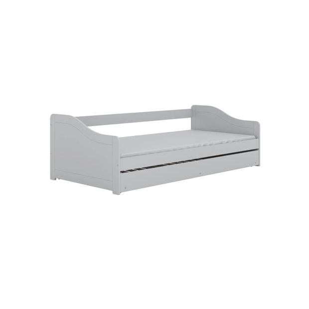 Kocot Kids Junior Bed Blanka wit kinderbed met opberglade en strak design