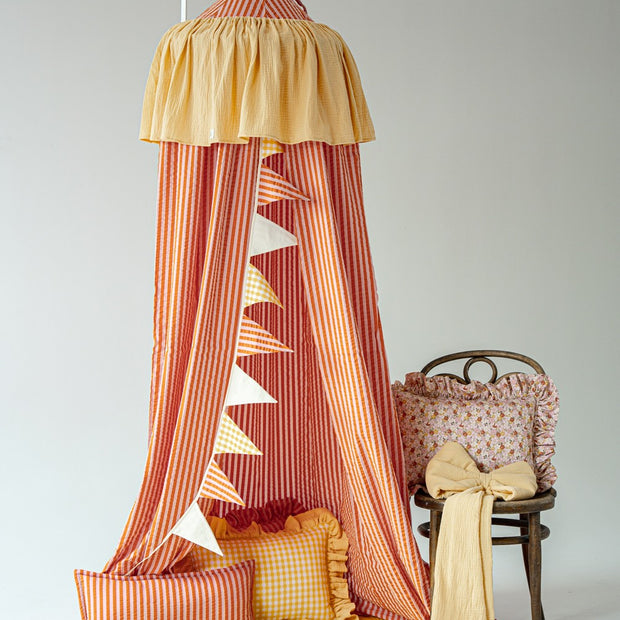 Bedhemel - Pink And Orange Stripes