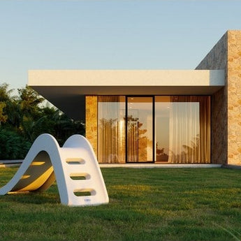 Buiten glijbaan - wit