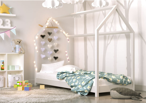 Kocot Kids Junior Bed Huisje Bella - Wit