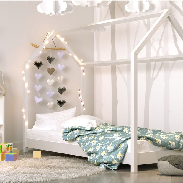 Kocot Kids Junior Bed Huisje Bella - Wit
