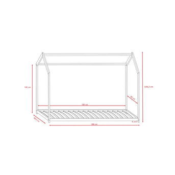 House Bed Bella - White