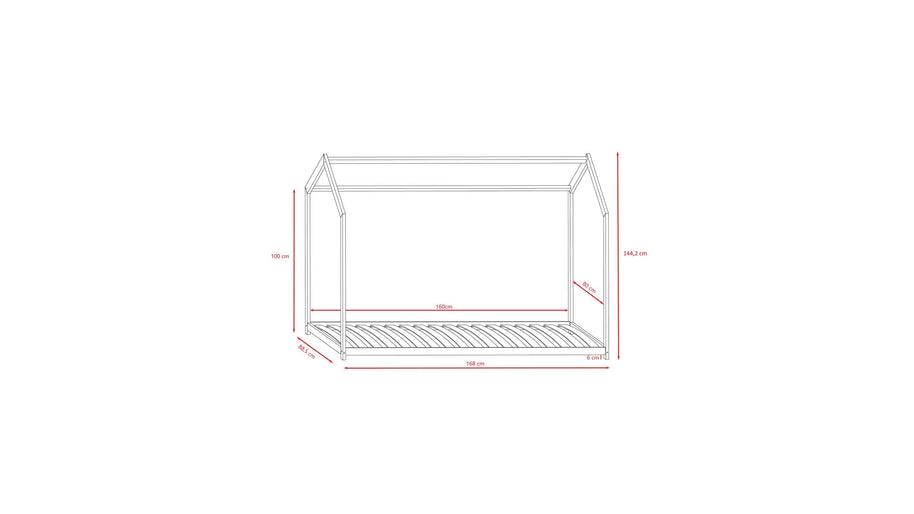 House Bed Bella - White