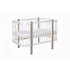 Ledikant ELIN met Dreemsy matras - Cappuccino/Wit