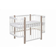 Ledikant ELIN met Dreemsy matras - Cappuccino/Wit