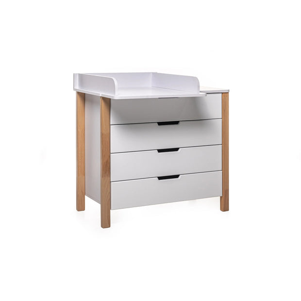 Commode ELIN - Naturel/Wit