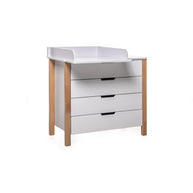 Commode ELIN - Naturel/Wit