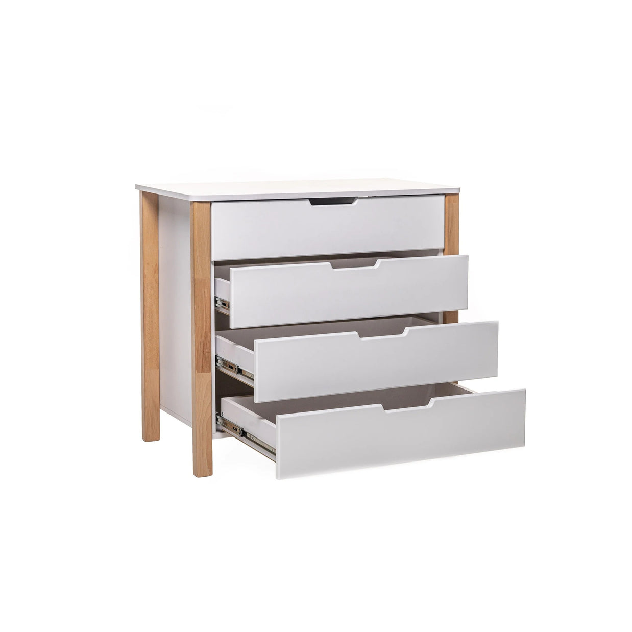Commode ELIN - Naturel/Wit