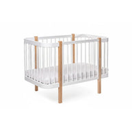 Ledikant ELIN - Naturel/Wit