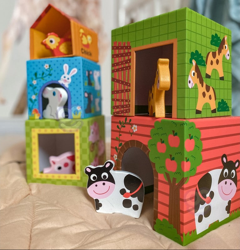 Farm in Boxes Cube Puzzle