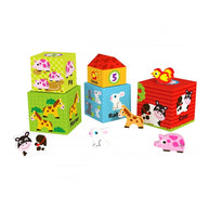 Houten Kubuspuzzel – Boerderij