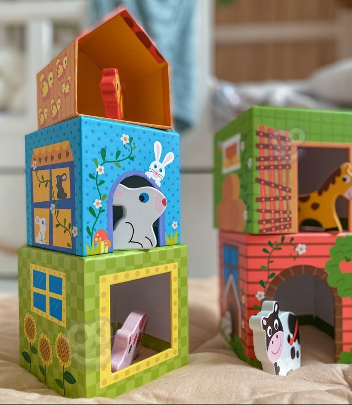 Farm in Boxes Cube Puzzle